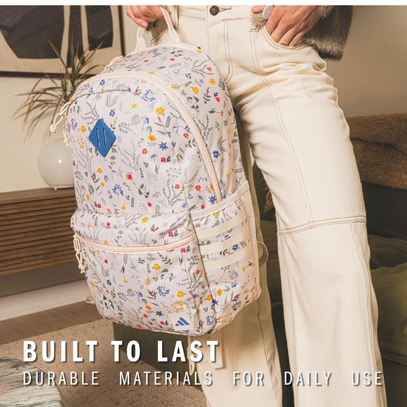 Adidas Floral Patterned Backpack - Picture 2 of 6